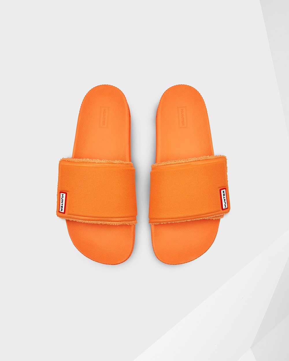 Hunter Original Adjustable Slides - Shop Online Mens Orange - ACIWRV046